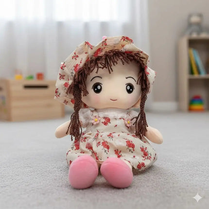 Muñeca De Tela Trapo 47cms Tipo Pepona Peluche
