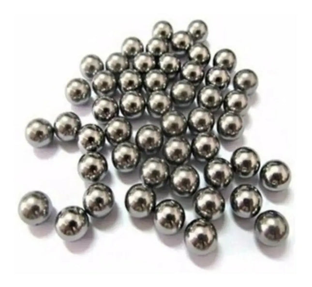 100 Pcs Balas De Acero 6 Mm Munición Para Resortera Honda