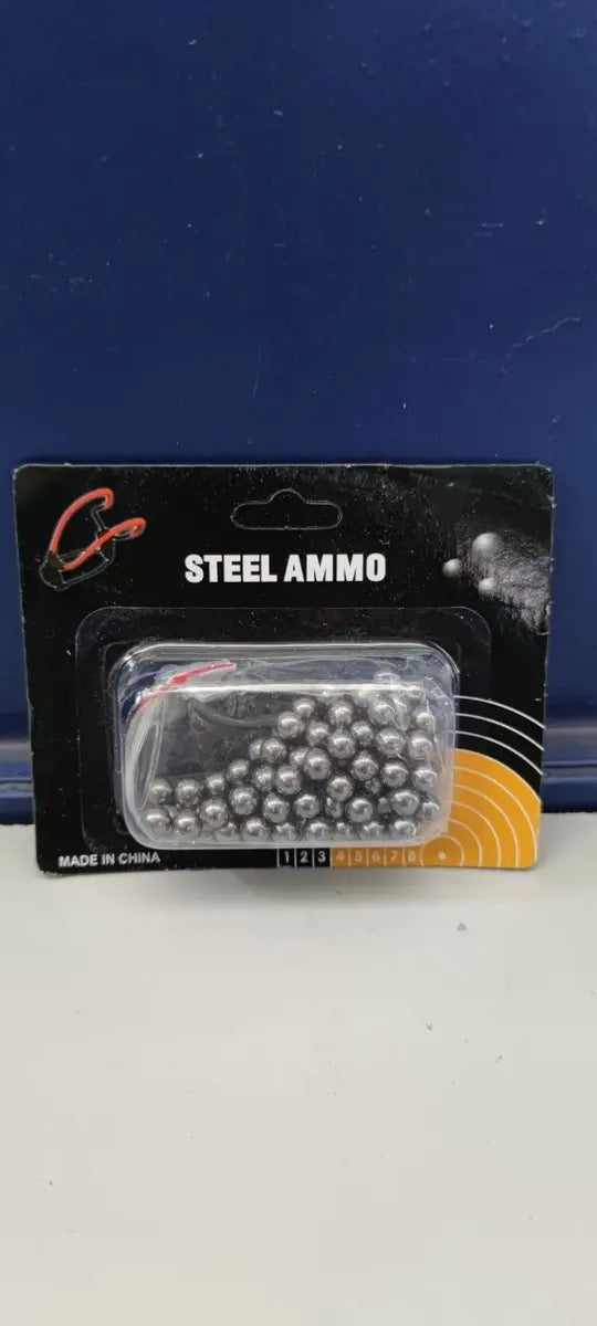 100 Pcs Balas De Acero 6 Mm Munición Para Resortera Honda