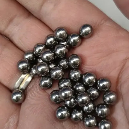 100 Pcs Balas De Acero 6 Mm Munición Para Resortera Honda