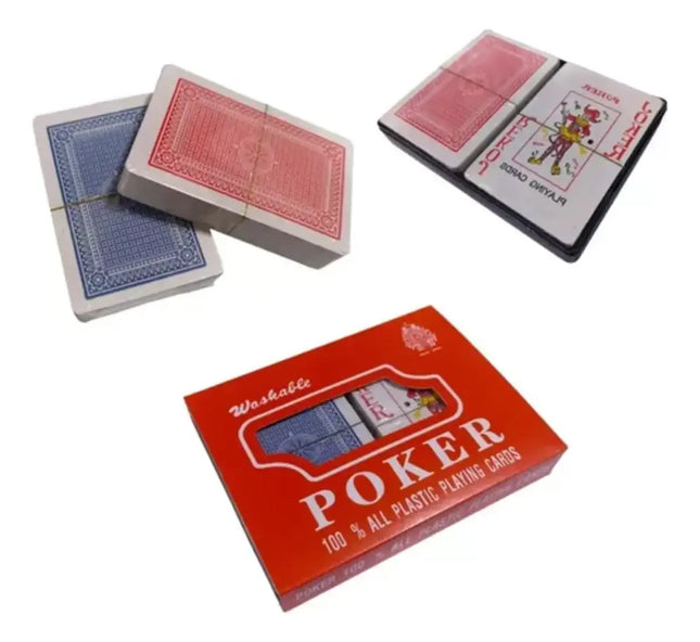 Naipe Cartas Barajas Tipo Inglesas Ingles Plastificado