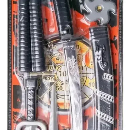 Set Disfraz Ninja Accesorios Niño Excelente Para Regalo #1 Negro