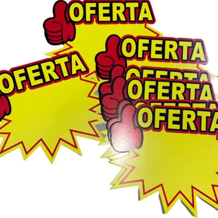 Pack De 100 Etiquetas De Cartón 8x11 Cm Para Poner Precios