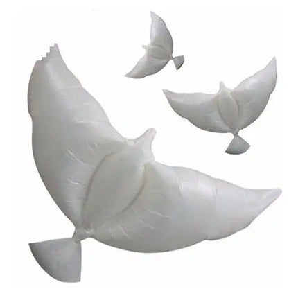 Globo Paloma 100 X 45cms Para Aire O Helio Blanco