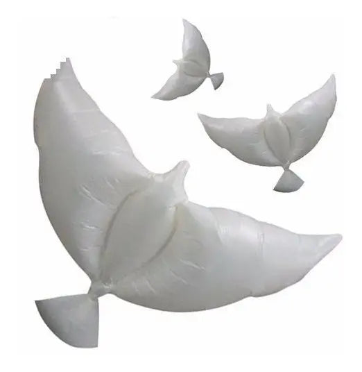 Globo Paloma 100 X 45cms Para Aire O Helio Blanco