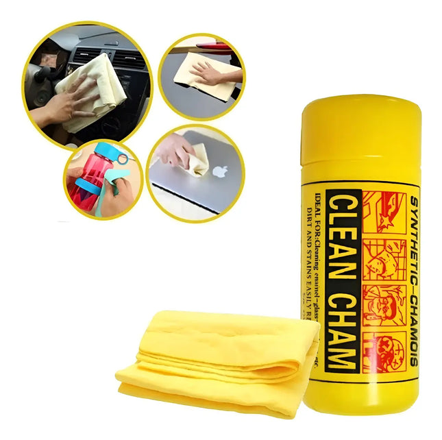 Paño Cuero Gamuza Absorbente Auto Moto Anti rayas Y Manchas