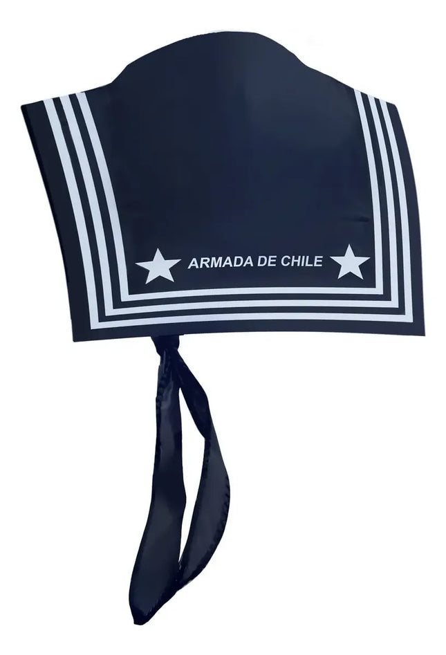 Pechera O Pañoleta De Marinero Grumete (armada De Chile Disfraz) Azul | STANDAR Niño