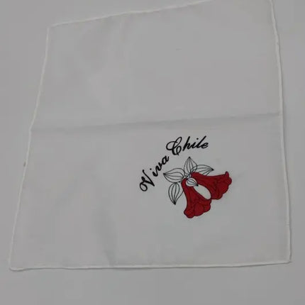 Pañuelos Blancos Estampado Para Baile Cueca 35x35cm X Unidad Blanco COPIHUE