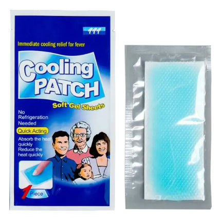 Pack X 12 Parche Gel Frío Ayuda A Bajar La Fiebre
