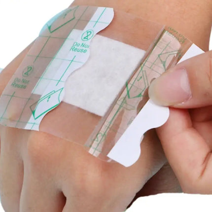 10 X Parche Impermeable P/heridas Estéril 7x7cms. Para Ducha