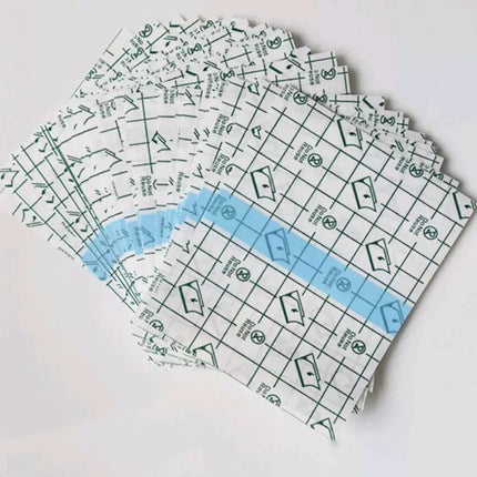 10 X Parche Impermeable P/heridas Estéril 7x7cms. Para Ducha