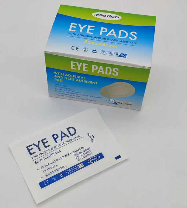 50 Parches Oculares Adulto Parche Para Ojo 55x85mm Normal
