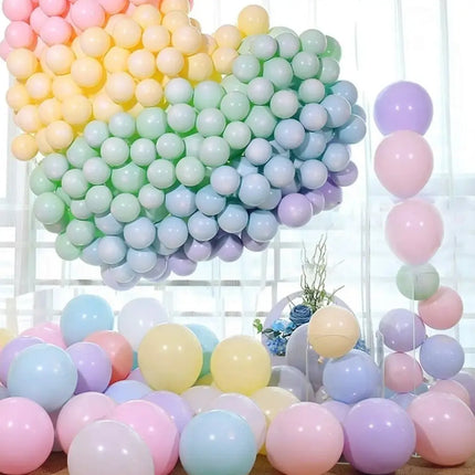 50 Globos Látex Pasteles Surtidos Para Aire O Helio N9 Surtido
