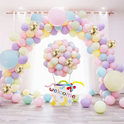 50 Globos Látex Pasteles Surtidos Para Aire O Helio N9 Surtido