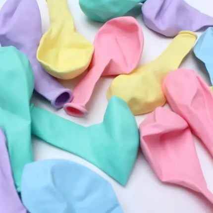 50 Globos Látex Pasteles Surtidos Para Aire O Helio N9 Surtido