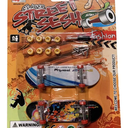 Set X2 Mini Juego Skate Para Dedos Patineta + Accesorios #2