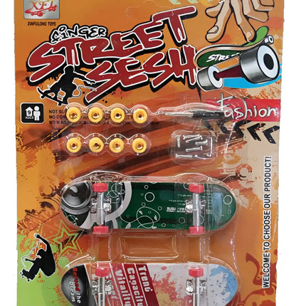 Set X2 Mini Juego Skate Para Dedos Patineta + Accesorios #2