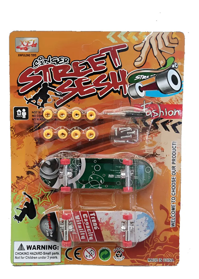 Set X2 Mini Juego Skate Para Dedos Patineta + Accesorios #2