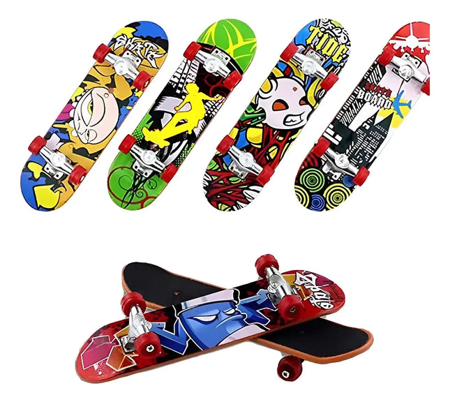 Set 6 Mini Juego Skate Para Dedos Patineta + Accesorios #3