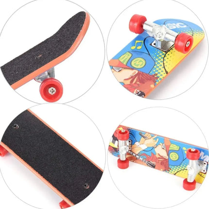 Set 6 Mini Juego Skate Para Dedos Patineta + Accesorios #3