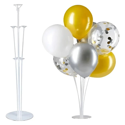 Base Para Globos Transparente 70cms Capacidad Para 7 Globos