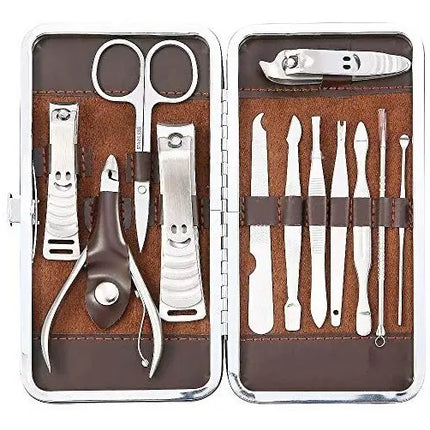 Set Manicure 10 Piezas Herramientas Uñas Profesional Corta