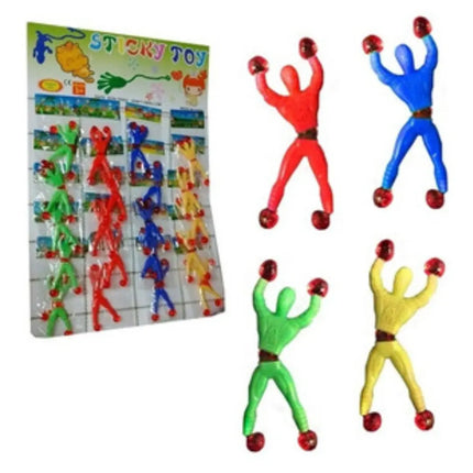 Pack 20 Hombre Araña Pegalocos Sorpresa Cumpleaños Y Fiestas