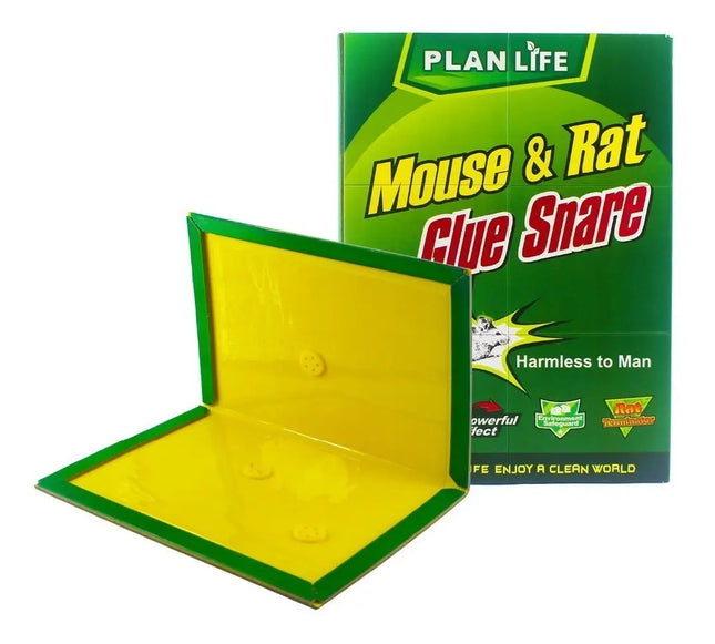 Pack Mata Ratón 5 X Trampa Caimán + 10 X Pegajosa + Envió