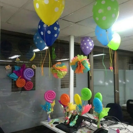 Pegatina Para Globos En Techo. Punto Pegamento Doble Cara