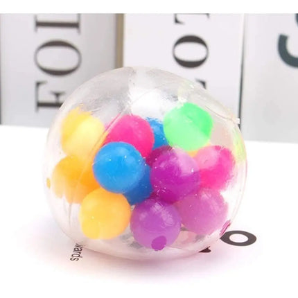 Pelota Led Antiestress Silicona Ball Terapia Multicolor