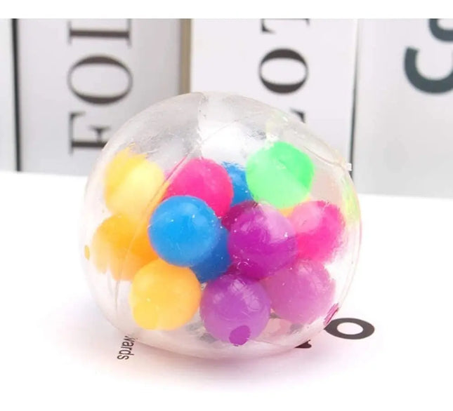 Pelota Led Antiestress Silicona Ball Terapia Multicolor