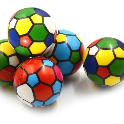 Pelota Color Anti Estrés Rehabilitación Terapia Espuma 7.2cm