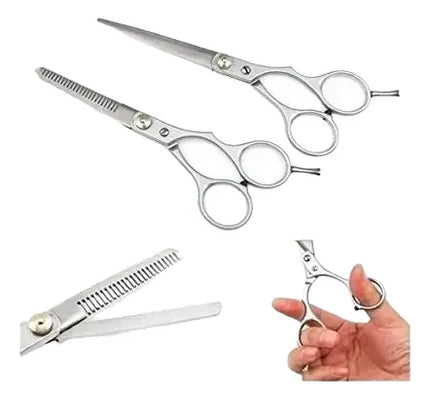 Pack De 2 Tijeras Esculpir Pelo Entre sacadora + corta Pelo
