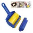 Saca Pelusa Silicona Reutilizable Grande Y De Viaje Sticky Amarillo/Azul