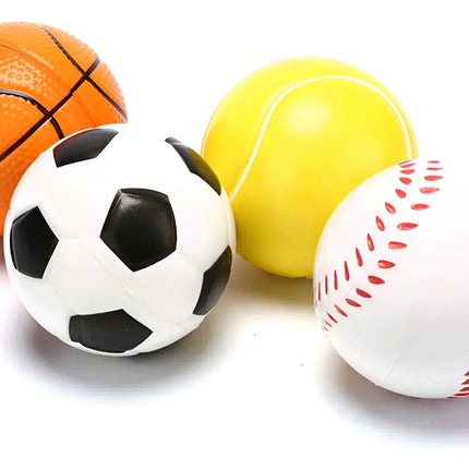 4 X Pelota Deportes Anti Estrés Espuma 7cm Sorpresa Cumple 4 DEPORTES
