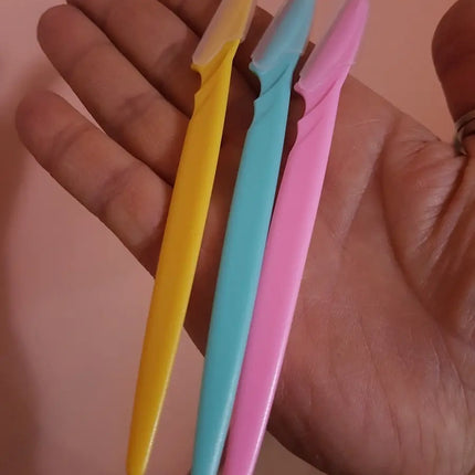 Pack X 3 Perfilador Cejas, Navaja, Modelador Cejas Rasurador