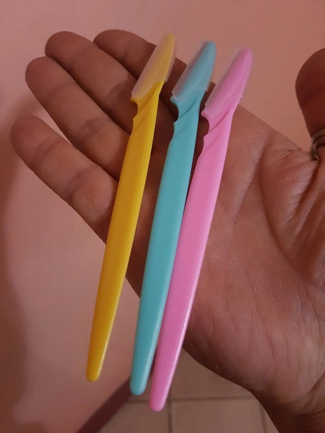 Pack X 3 Perfilador Cejas, Navaja, Modelador Cejas Rasurador
