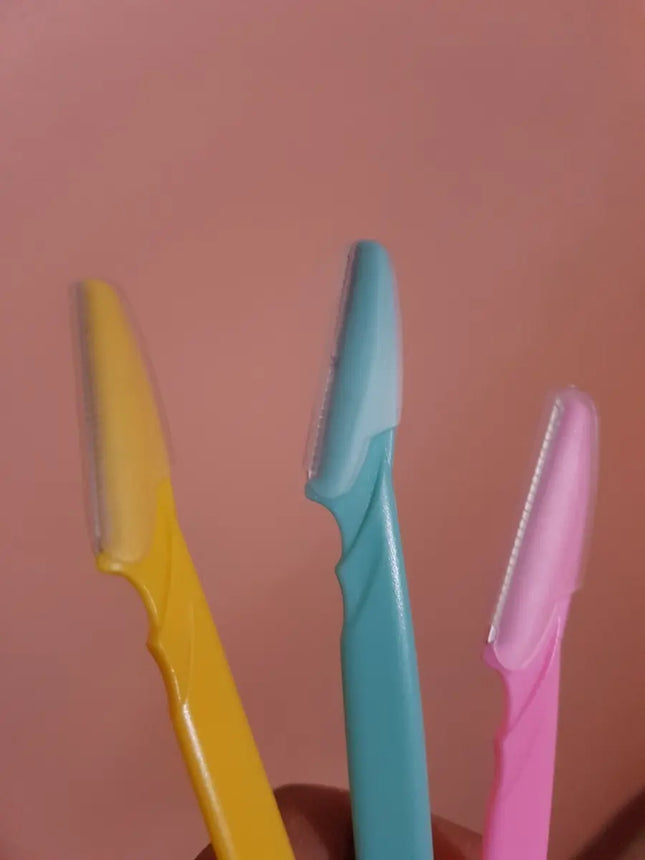 Pack X 3 Perfilador Cejas, Navaja, Modelador Cejas Rasurador