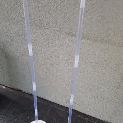 Pack 4 Bases Pilar + 16 Tubos De 30cms, Decoradores Globos