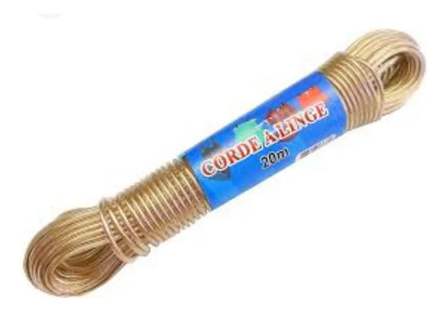 Piola O Cable De Acero Cuerda 3mm Rollo 20 Mts Plastificado