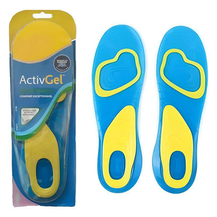 Plantillas Ortopédicas Zapatos Silicon Gel Adulto 40-45 Azul claro / 38 a la 41