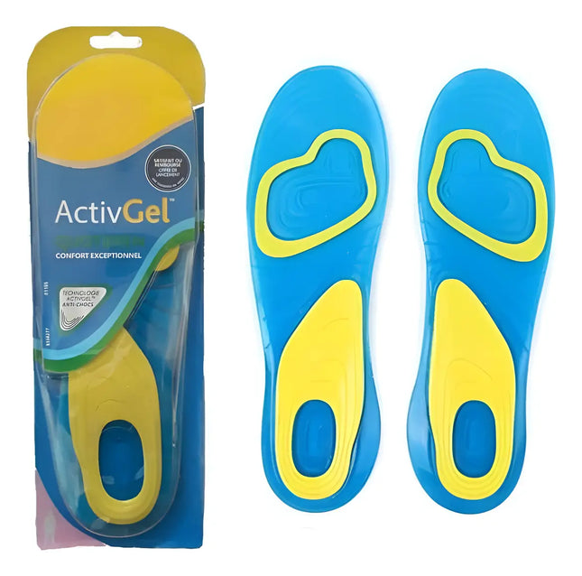 Plantillas Ortopédicas Zapatos Silicon Gel Adulto 40-45 Azul claro / 38 a la 41