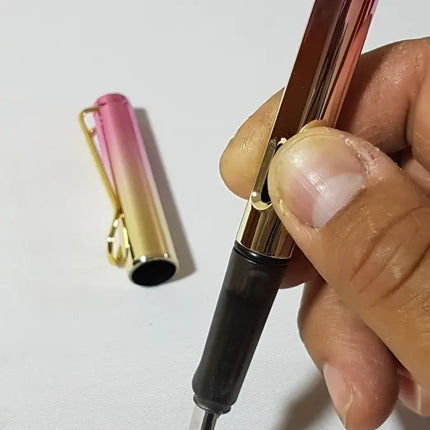 3 X Pluma Fuente Estilográfica + 12 Repuestos Tinta Colores Colores surtidos