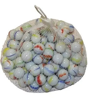 100 Canicas, Bolitas De Leche, Blancas, Tiritos