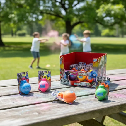 Juego Niños Guerra De Polvo Color. Bomba De Color 200 Tiros