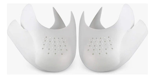 Par Protector Plástico Antiarrugas Para Zapatillas, Zapatos Blanco