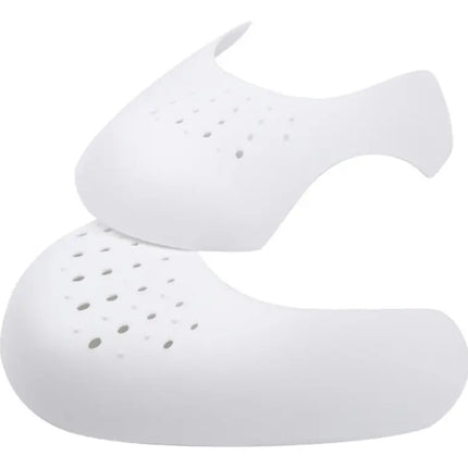 Par Protector Plástico Antiarrugas Para Zapatillas, Zapatos Blanco