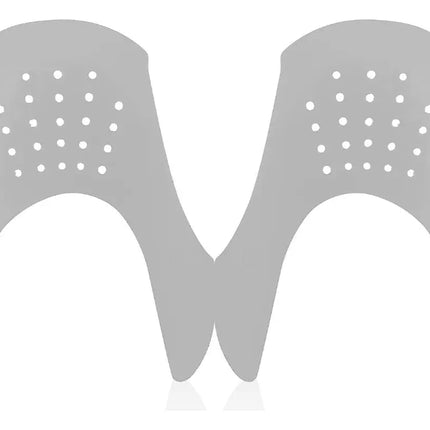 Par Protector Plástico Antiarrugas Para Zapatillas, Zapatos Blanco