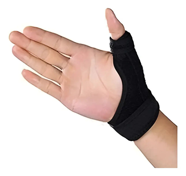 Muñequera Con Inmovilizador De Dedo Pulgar, Soporte Pulgar Negro