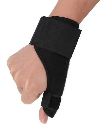 Muñequera Con Inmovilizador De Dedo Pulgar, Soporte Pulgar Negro
